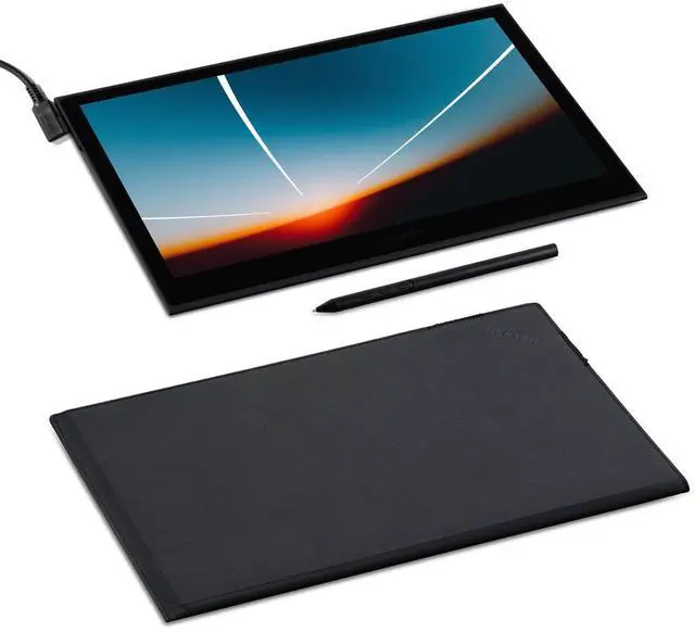 Main image of Wacom Movink Drawing Tablet with Screen - 13.3" OLED Touchscreen Display Graphic Art Tablet w/Pro Pen 3 - Professional Graphic Design & Student Animation Tablet Bundle with Wacom Sleeve