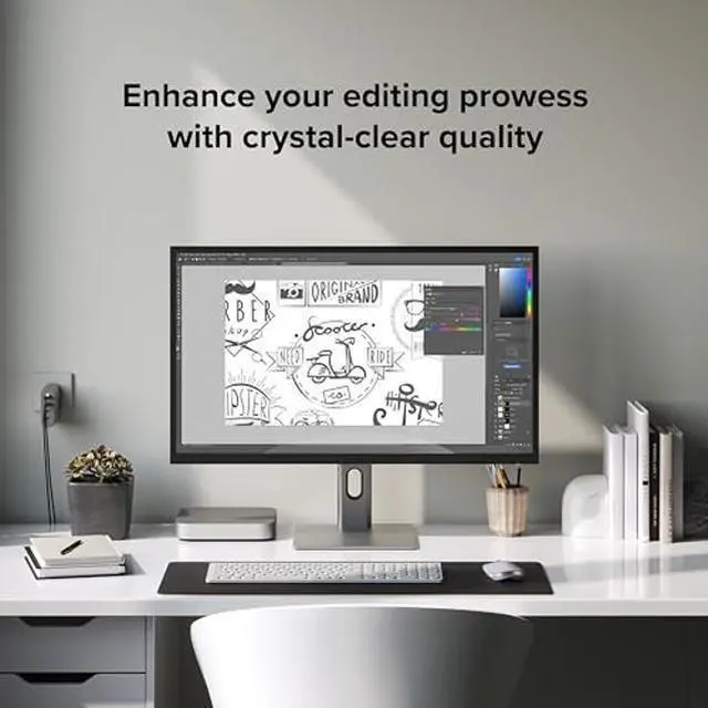 Alt view image 5 of 5 - ALOGIC Clarity Max 32" UHD 4K Monitor with USB-C Power Delivery