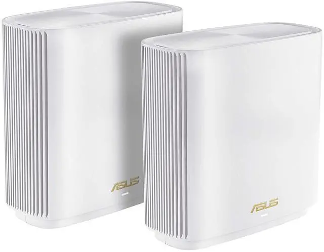 Main image of ASUS ZenWiFi Whole-Home Tri-band Mesh WiFi 6E System (ET9 2PK), Coverage up to 5,500 sq.ft, 7800Mbps, new 6GHz band, AiMesh, Lifetime Free Internet Security, Parental Control, EasySetup, Instant Guard
