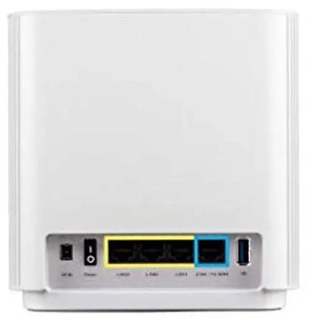 Alt view image 4 of 5 - ASUS ZenWiFi Whole-Home Tri-band Mesh WiFi 6E System (ET9 2PK), Coverage up to 5,500 sq.ft, 7800Mbps, new 6GHz band, AiMesh, Lifetime Free Internet Security, Parental Control, EasySetup, Instant Guard
