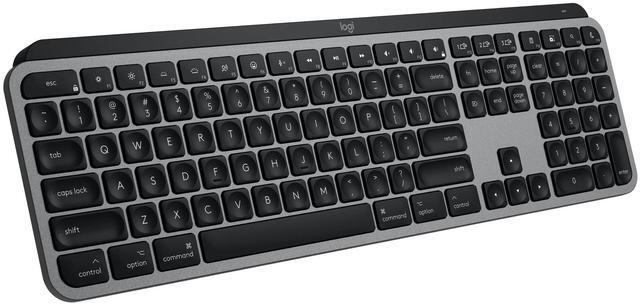 Main image of Logitech MX Keys S for Mac, Wireless Keyboard, Fluid, Precise Laptop-Like Typing, Programmable Keys, Backlit, Bluetooth USB C Rechargeable for MacBook Pro, MacBook Air, iMac, iPad - Space Grey