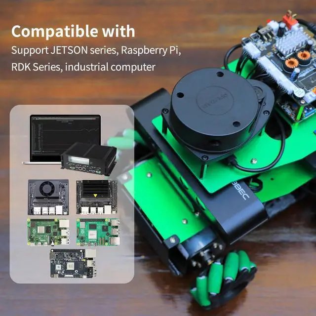 Alt view image 4 of 5 - Yahboom Robot Expansion Board V3.0 with STM32F103RCT6 Support RaspberryPi 5/Jetson/RDK Series 9-Axis IMU Sensor ROS2 (Ver 3.0)