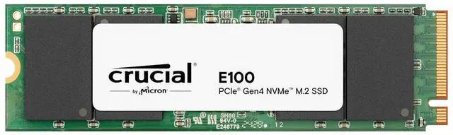 Main image of Crucial E100 1TB M.2 NVMe PCIe Gen4 Internal SSD, Up to 5,000MB/s, Laptop & Desktop Compatible - CT1000E100SSD8