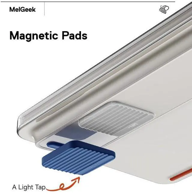 Alt view image 2 of 5 - MelGeek O2 Wireless Mechanical Quiet Keyboard for Work, 75% Compact Gaming Keyboard with Hot-Swappable and Pre-lubed Linear Switches, Bluetooth/2.4 GHz/USB-C for Mac Windows Linux