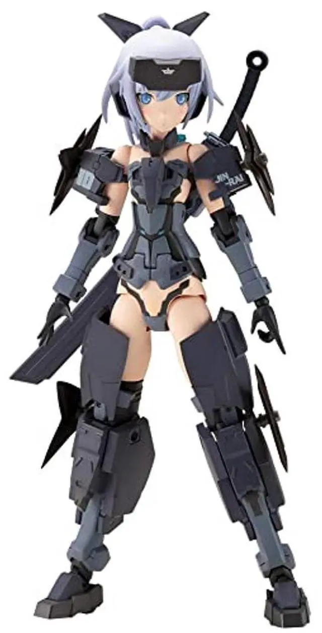 Main image of Kotobukiya Frame Arms Girl Figurine Plastic Model Kit Jinrai Indigo Ver. 15 cm