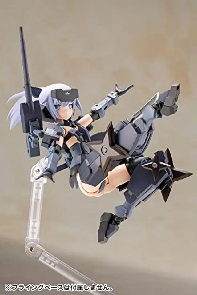 Alt view image 3 of 5 - Kotobukiya Frame Arms Girl Figurine Plastic Model Kit Jinrai Indigo Ver. 15 cm