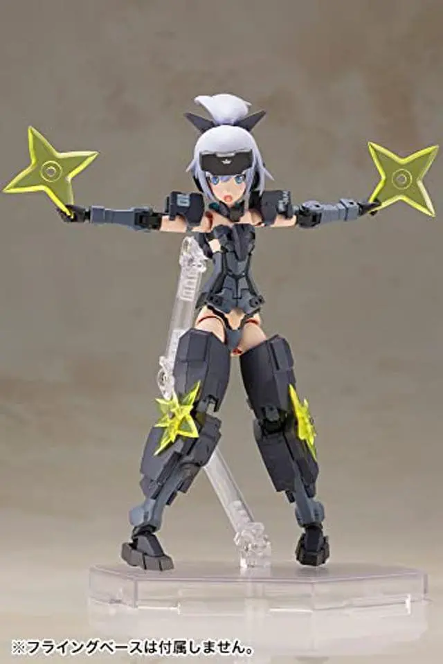 Alt view image 4 of 5 - Kotobukiya Frame Arms Girl Figurine Plastic Model Kit Jinrai Indigo Ver. 15 cm
