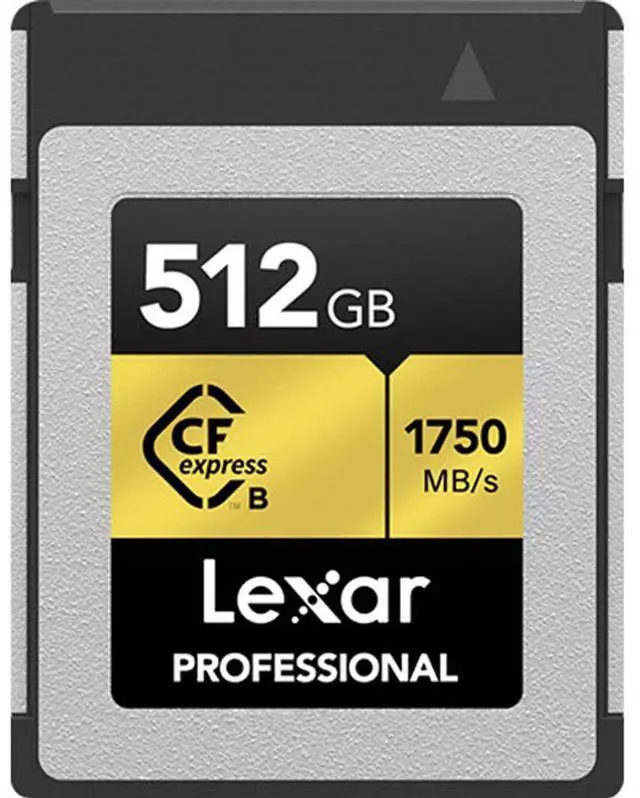 Main image of Lexar Professional 512GB CFexpress Type B Memory Card, Up To 1750MB/s Read, Raw 4K Video Recording, Supports PCIe 3.0 and NVMe (LCFX10-512CRBNA)