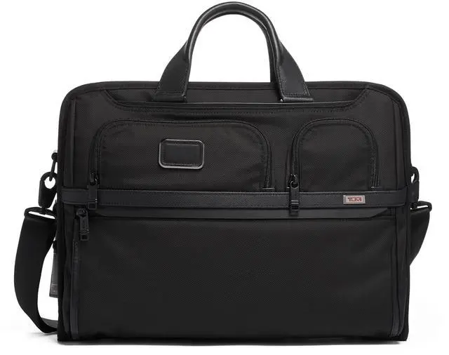 Main image of TUMI - Compact Large Screen Laptop Brief Bag - Professional Briefcase - Fits Up to 17" Laptops & Tablets - Black
