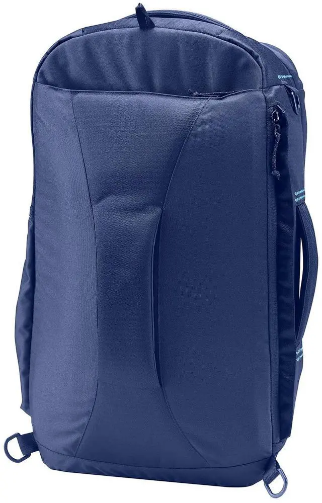 Alt view image 3 of 5 - Caribee Traveller 40L Carry-On laptop Backpack, 56x32x22cm (22x12x9inch) 1.2kg (Navy Blue)