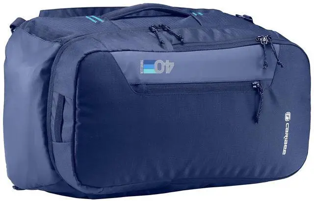 Alt view image 5 of 5 - Caribee Traveller 40L Carry-On laptop Backpack, 56x32x22cm (22x12x9inch) 1.2kg (Navy Blue)