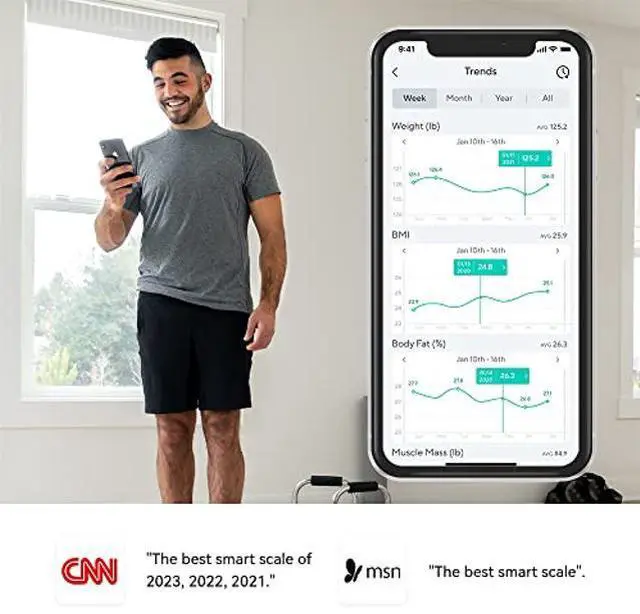 Alt view image 4 of 5 - WYZE Smart Scale X White & Cam V3 & 32GB Micro SD Card Bundle