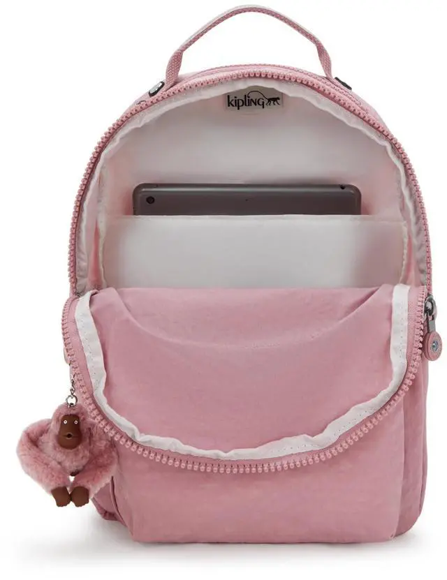 Alt view image 3 of 5 - Kipling Women's Seoul Small Tablet Backpack, Durable, Padded Shoulder Straps with Tablet Sleeve