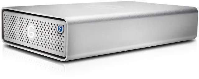 Alt view image 3 of 5 - G-Technology 18TB G-DRIVE with Thunderbolt 3 and USB-C Desktop External Hard Drive, Silver - 0G10804-1