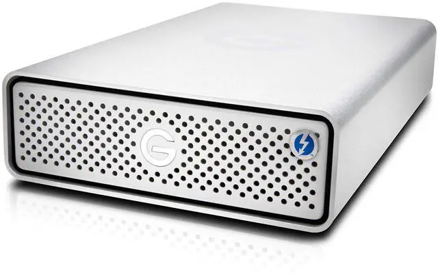 Main image of G-Technology 18TB G-DRIVE with Thunderbolt 3 and USB-C Desktop External Hard Drive, Silver - 0G10804-1