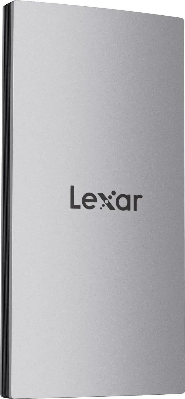 Main image of Lexar 2TB ES3 Portable SSD, Up to 1050MB/s Read and 1000 MB/s Write, Compatible with PC & Mac, Tablets & iPad, Silver (LES3XXX002T-RNSAU)