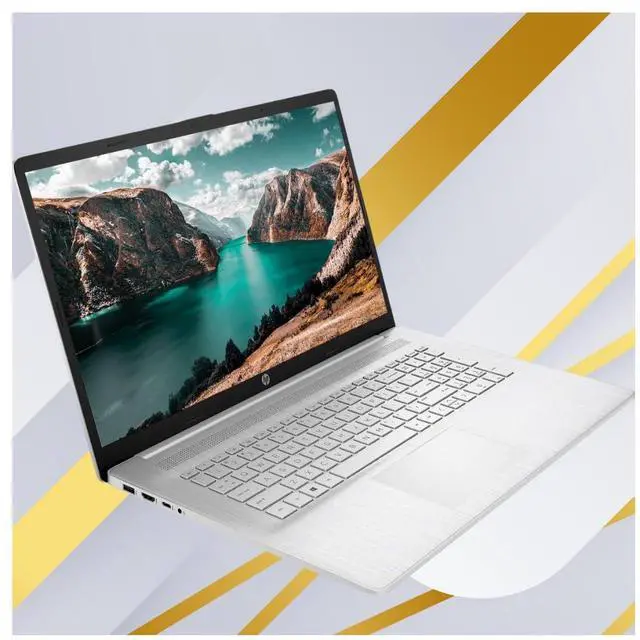 Alt view image 4 of 5 - HP 17 Laptop, 17.3" HD+ Touchscreen Display, 12th Gen Intel Core i7-1255U, 64GB RAM, 2TB SSD, Webcam, HDMI, SuperSpeed USB Ports, Wi-Fi 6, Windows 11 Home, Silver