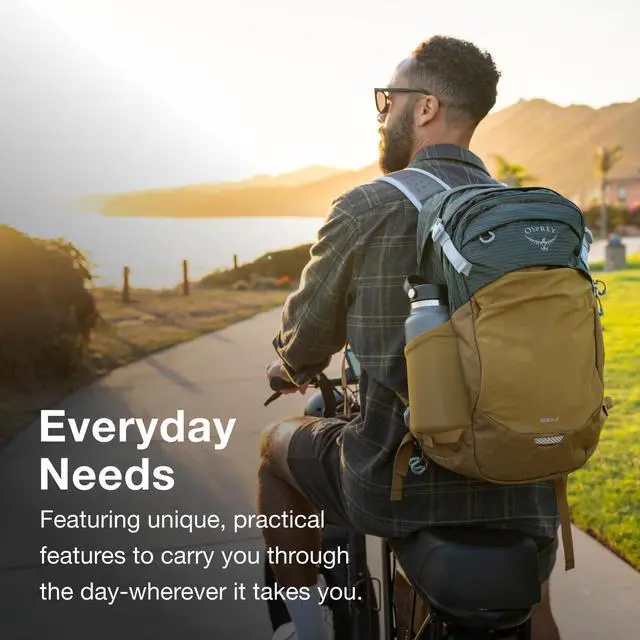 Alt view image 3 of 5 - Osprey Nebula Commuter Backpack, Alpaca Tan/Latte Brown Heather