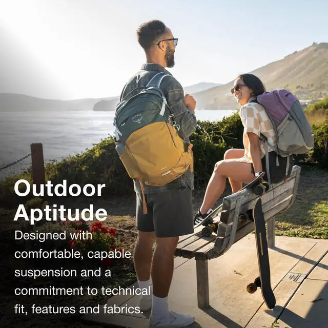 Alt view image 5 of 5 - Osprey Nebula Commuter Backpack, Alpaca Tan/Latte Brown Heather