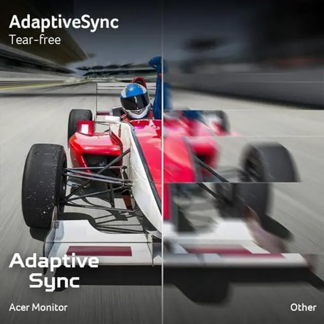 Alt view image 3 of 5 - acer SB240Y G0bi 23.8" IPS Full HD Ultra-Slim Edge-to-Edge Gaming Office Monitor | Adaptive-Sync Support (FreeSync Compatible) | Up to 120Hz Refresh | 1ms (VRB) | Tilt | HDMI & VGA Ports | Black