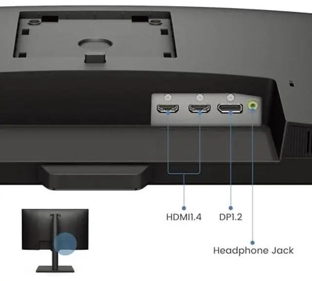Alt view image 3 of 5 - BenQ GW2490T 24" Monitor 100Hz FHD 1920x1080p | IPS | Vertical Monitor | Eye-Care | Thin Bezel | Height & Tilt Adjustable | DisplayPort | HDMI x2