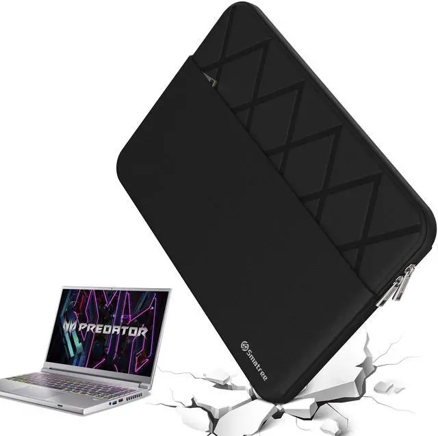 Main image of Smatree 14 inch Laptop Sleeve for Acer Predator Triton 14 PT14-51-78B4 Gaming Laptop, Acer Protective Computer Case with Accessory Pocket, YKK Zipper, Patented Super Corner Design (E429)