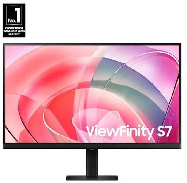 Alt view image 2 of 5 - SAMSUNG 32-Inch ViewFinity S7 (S70D) Series 4K UHD High Resolution Monitor with HDR10, Multiple Ports, Easy Setup Stand, Advanced Eye Care, LS32D702EANXGO, 2024