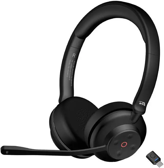 Main image of Cyber Acoustics Professional Wireless Headset with AI Noise Cancelation (HS-1500BT II) - Includes ANC and AI-Powered Noise Canceling Tech for Professional Sounding Calls, USB-C Bluetooth Dongle