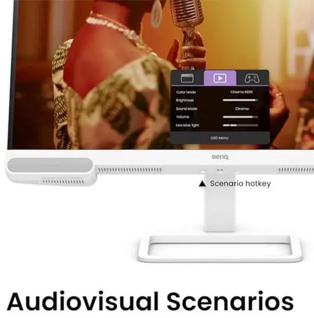 Alt view image 3 of 4 - BenQ EW2790Q 27" 2K 2560x1440 Premium Monitor with 99% sRGB Color Coverage, Built-in 5W Speakers, 1 USB Type-C, 3 HDMI Ports, Ergonomic Design, and Eye-Care Technology