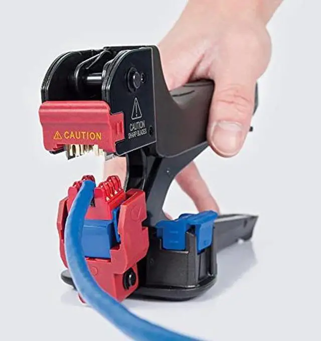 Alt view image 5 of 5 - ICC CAT6 EZ Keystone Jack 25-Pack with JackEasy Termination Tool Bundle - RJ45 Ethernet Cable Connectors, PoE++ Rated, UL Listed - Cat6a, Cat6, Cat5e, and Voice Keystone Jacks