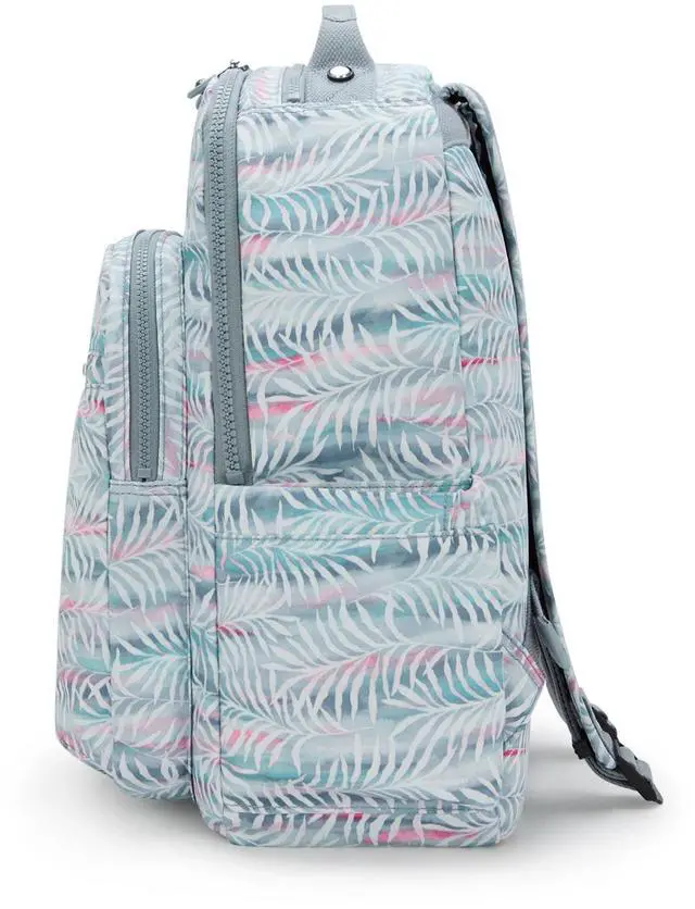 Alt view image 5 of 5 - Kipling Women's Seoul Prt 15" Laptop Backpack, Durable, Roomy with Padded Shoulder Straps, Built-In Protective Sleeve