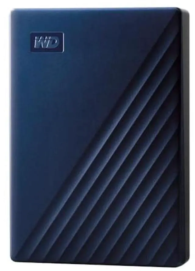 Main image of WD 5TB My Passport for Mac, Navy, Portable External Hard Drive with backup software and password protection, USB 3.1/USB 3.0 compatible - WDBA2F0050BBL-WESN