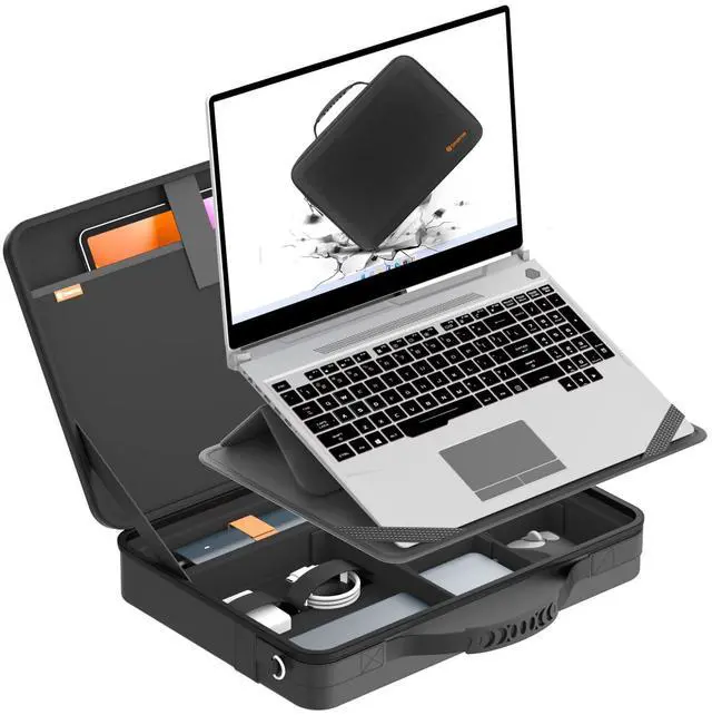 Main image of Smatree MobileBase Laptop Shoulder Case with Stand for 15-16 inch HP Victus 15z/16t/16, OMEN 16z/16t/16, HP Laptop 15z/15, Spectre x360 2-in-1 16, Pavilion 15/x360/Plus, Envy x360 15/2 in 1 16 (A485S)