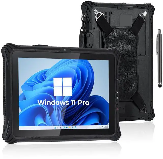 Main image of MUNBYN Rugged Windows Tablet IRT09, 12.2" Windows 11 Pro, Intel N5105, 16GB+128GB Replaceable SSD, 4G LTE, Double Batteries & Hot Swap, Heavy Duty Tablet for Construction Worker, 2Y Protection