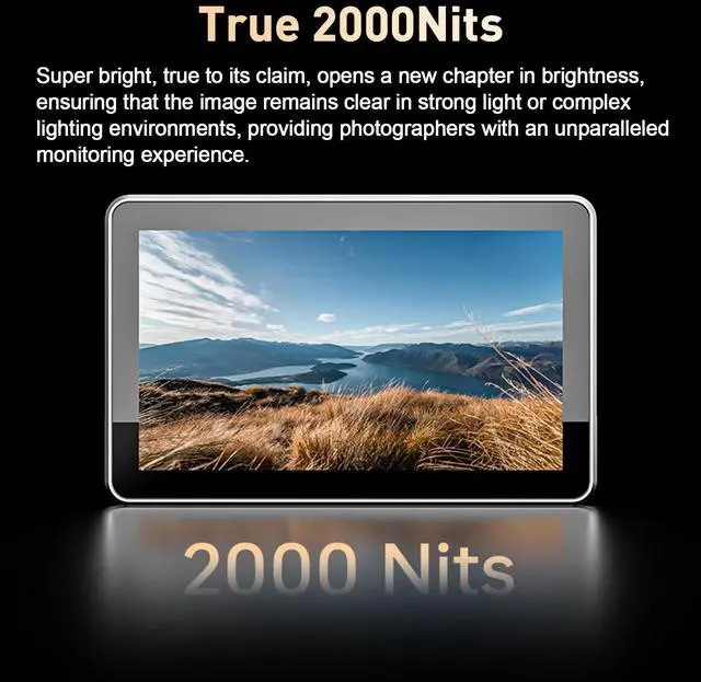 Alt view image 3 of 5 - VILTROX DSLR Camera Field Monitor (DC-X2)