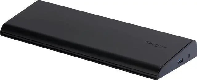 Main image of Targus Universal Dual Video Laptop Docking Station with Charging Power, Audio, DVI/VGA/HDMI Connectivity, 2 USB 3.0 Ports, & 4 USB 2.0 Ports for PC, Mac, & Android (ACP71USZ)