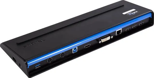 Alt view image 4 of 5 - Targus Universal Dual Video Laptop Docking Station with Charging Power, Audio, DVI/VGA/HDMI Connectivity, 2 USB 3.0 Ports, & 4 USB 2.0 Ports for PC, Mac, & Android (ACP71USZ)