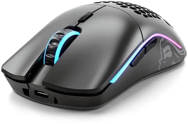 Alt view image 2 of 5 - Glorious Model O Wireless Gaming Mouse - Superlight, 69g Honeycomb Design, RGB, Ambidextrous, Lag Free 2.4GHz Wireless, Up to 71 Hours Battery - Matte Black