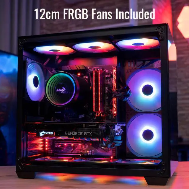 Alt view image 2 of 5 - AEROCOOL Dryft-BK-v1 (Schwarz), Black, S9146412