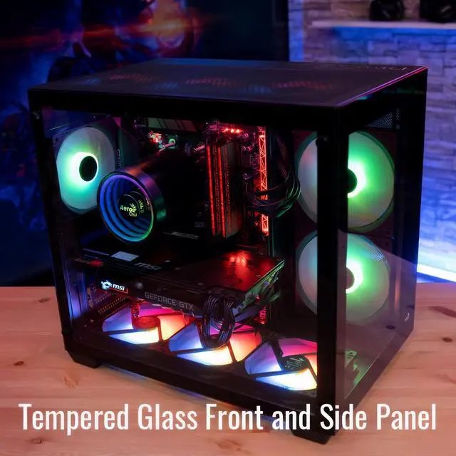 Alt view image 3 of 5 - AEROCOOL Dryft-BK-v1 (Schwarz), Black, S9146412
