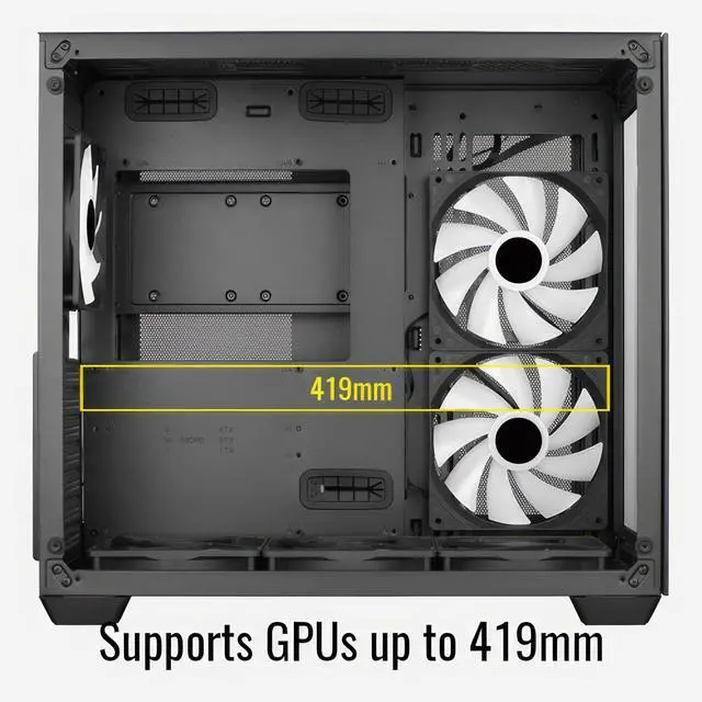 Alt view image 5 of 5 - AEROCOOL Dryft-BK-v1 (Schwarz), Black, S9146412