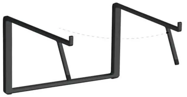 Alt view image 3 of 5 - mBar Pro + Plus Foldable Laptop Stand - Black