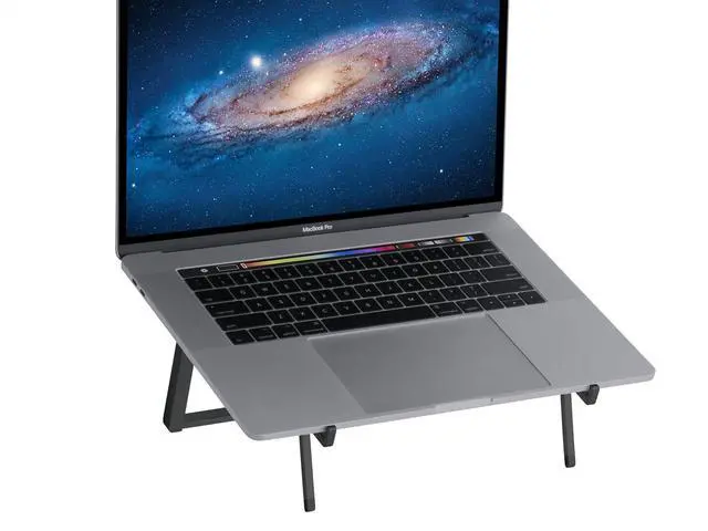 Alt view image 5 of 5 - mBar Pro + Plus Foldable Laptop Stand - Black