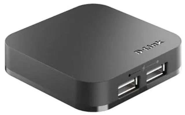 Alt view image 3 of 4 - D-Link 4-Port USB 2.0 Hub including 4 Fast Charging Ports, mini USB 2.0 Port and 5V/2.5A Power Adapter (DUB-H4)