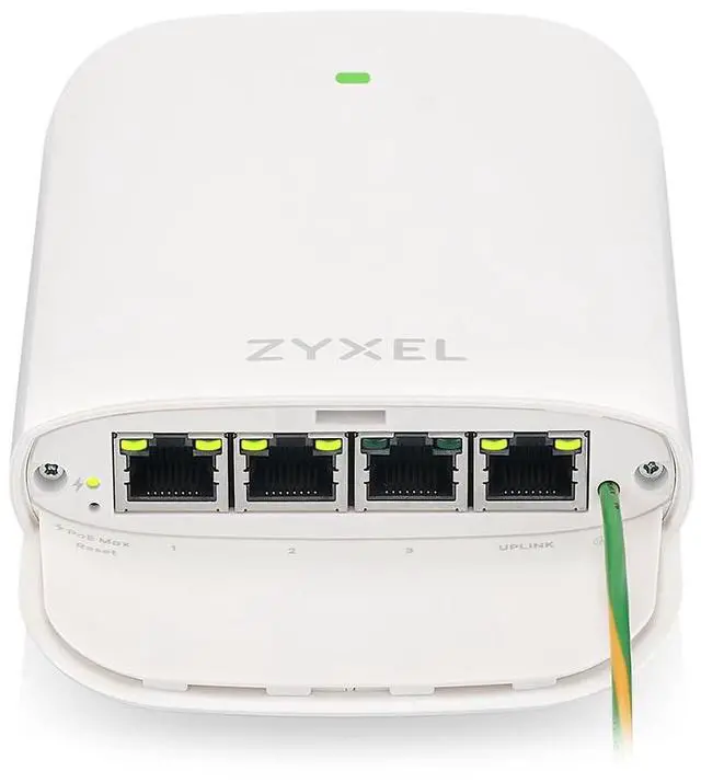 Alt view image 2 of 5 - Zyxel 4-Port Gigabit PoE Extender | IEEE802.3af/at/bt Standard | 1-Port 60W in 3-Port 30W Out | Indoor & Outdoor | Nebula Cloud [PoE12-3PD]