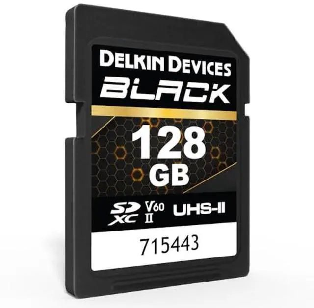Alt view image 3 of 4 - Delkin Devices Black Rugged SDXC Memory Card, UHS-II, C10, U3, V60, Full HD & 8K Video, Fast Speeds Up to 290MB/s Read, 190MB/s Write, Ideal for Photographers and Videographers (128GB)