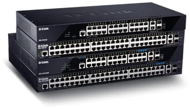 Main image of D-Link 52-Port Gigabit Ethernet Switch Next-Gen Layer 3 Stackable Smart-Managed, 48x Ports, 2X 10GBase-T, 2X 10G SFP+ Ports (DGS-1520-52)