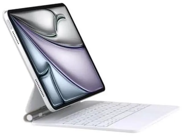 Main image of QUARK Keyboard Case for iPad Air 13 inch (M3 2025 / M2 2024) and iPad Pro 12.9 inch (6th/5th//4th/3rd Gen), Magic Keyboard Case with Multi-Touch Trackpad, Backlit, White