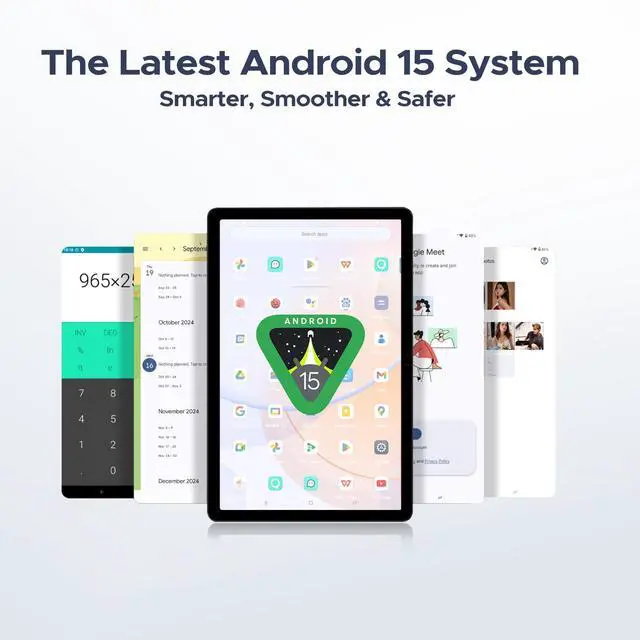 Alt view image 3 of 5 - DOOGEE U11(2025) Android 15 Tablet, 11 inch Tablet 16GB+128GB/2TB TF Octa-Core 90Hz Display, 8580mAh,1080P,Bluetooth 5.0+5G WiFi Tablets, 13MP+5MP, Face ID,Metal Body-Black