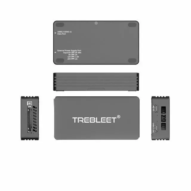 Alt view image 5 of 5 - CFexpress Type B On-The-go Backup Card Reader, 2 in 1 Built-in M.2 NVMe SSD Slot (Up to 10Gbps)